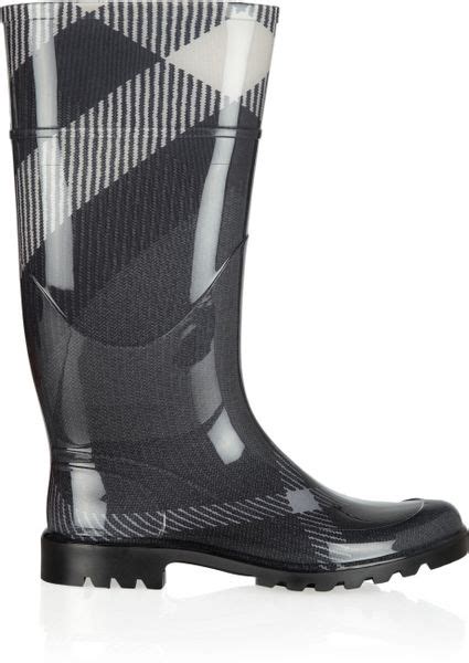 burberry wellington boots womens|burberry check back boots.